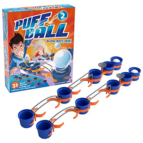 Drumond Park Puff Ball 2 Kinder-Actionspiel – mittlere Größe | Familien-Brettspiele für Kinder | Kinder-Actionspiel geeignet für Jungen und Mädchen im Alter von 6 7 8 9+ Jahren von Drumond Park