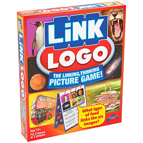 Drumond Park T73295 Link Logo Brettspiel Second Edition, Familien-Brettspiele für 2–6 Spieler, Tischspiel für Erwachsene und Kinder, geeignet ab 12 Jahren von Drumond Park