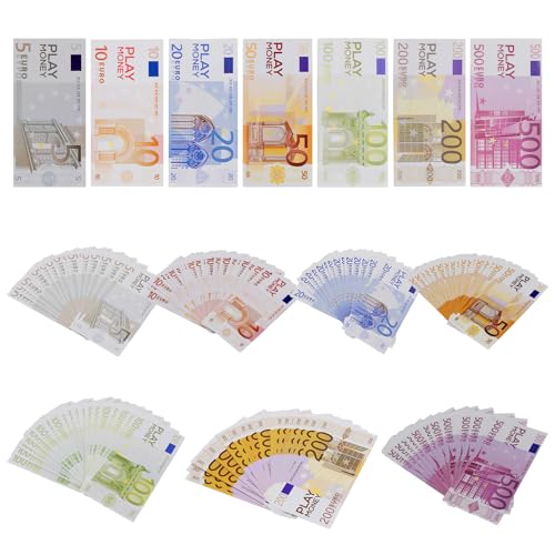 400 Blätter Spielgeld Set Spielgeld Kinder Lustige Spielgeld Euro Scheine Fake Geld für Lern und Spielzwecke Spielgeld Euro für Kinder ab 3 Jahr zum Rollenspiel Kaufmannsladen Zubehör 400 Blätter Spielgeld Set Spielgeld Kinder Lustige Spielgeld Euro Scheine Fake Geld für Lern und Spielzwecke Spielgeld Euro für Kinder ab 3 Jahr zum Rollenspiel Kaufmannsladen Zubehör von Druuzyl