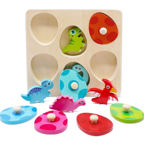 Druuzyl Holzpuzzle ab 1 Jahr Baby Montessori Holzspielzeug Dino Eier für 1-3 Jahr Mädchen und Jungen Kinder Greifpuzzle Motorikspielzeug Sortierspiel Geburztag Weihnacht Kindertag Geschenk Druuzyl Holzpuzzle ab 1 Jahr Baby Montessori Holzspielzeug Dino Eier für 1-3 Jahr Mädchen und Jungen Kinder Greifpuzzle Motorikspielzeug Sortierspiel Geburztag Weihnacht Kindertag Geschenk von Druuzyl