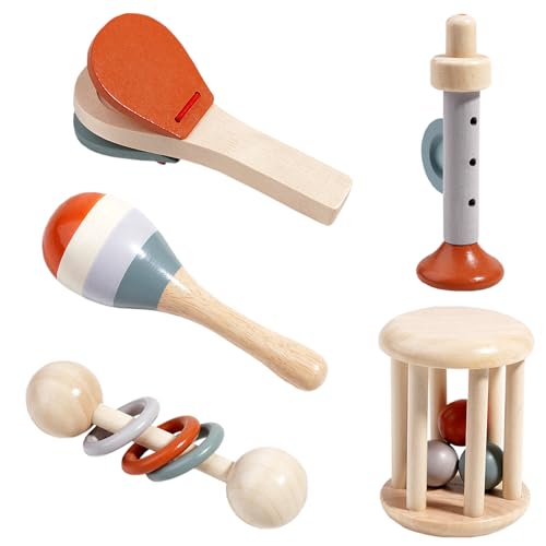 Dryxog 5 Stück Baby Spielzeug Holzspielzeug Musikspielzeug Sensorisches Training lernspielzeug Geschenke Musikinstrumente Kids Toys Instrumente Kinder für Jugen Mädchen Vorschulbildung Dryxog 5 Stück Baby Spielzeug Holzspielzeug Musikspielzeug Sensorisches Training lernspielzeug Geschenke Musikinstrumente Kids Toys Instrumente Kinder für Jugen Mädchen Vorschulbildung von Dryxog