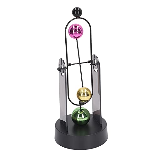 Dsacxixai Perpetual Motion Machine, elektrische magnetische Dekompression Metall Color Ball Schreibtisch Spielzeug Desktop -Dekor für Home Office von Dsacxixai