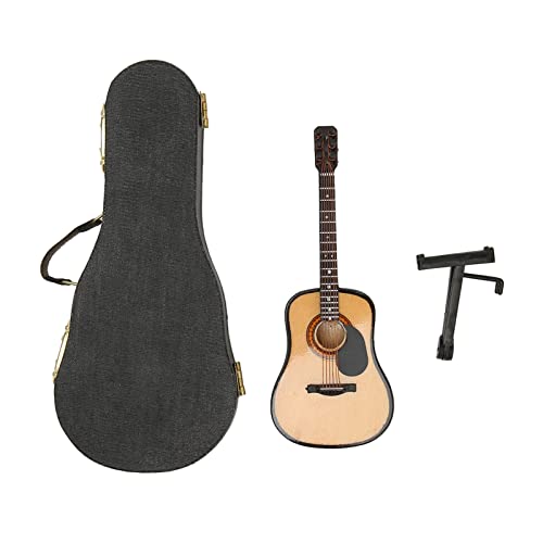 Miniature Acoustic Guitar Model, Handmade Folk Replica for Decoration, Music Enthusiast Collectibles and Home Furnishings 5.1 in. Miniature Acoustic Guitar Model, Handmade Folk Replica for Decoration, Music Enthusiast Collectibles and Home Furnishings 5.1 in. von Dsacxixai