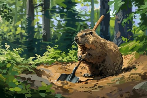 1000 Teile Cute Animal - Groundhog Home Adult Puzzle, geeignet für Männer, Frauen und ältere Menschen als Tier-Puzzle-Geschenk und Heimdekoration, herausfordernde Puzzle-Erfahrung 1000 Teile Cute Animal - Groundhog Home Adult Puzzle, geeignet für Männer, Frauen und ältere Menschen als Tier-Puzzle-Geschenk und Heimdekoration, herausfordernde Puzzle-Erfahrung von Dsawqezh