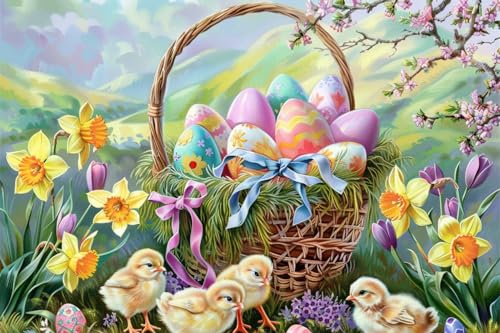 1000 Teile Erwachsenen-Puzzle, Ostereier, bieten atemberaubende helle Farben für Puzzle-Enthusiasten, Lernspiele, Familienpuzzles, einzigartige Geschenke für Wandkunst 1000 Teile Erwachsenen-Puzzle, Ostereier, bieten atemberaubende helle Farben für Puzzle-Enthusiasten, Lernspiele, Familienpuzzles, einzigartige Geschenke für Wandkunst von Dsawqezh