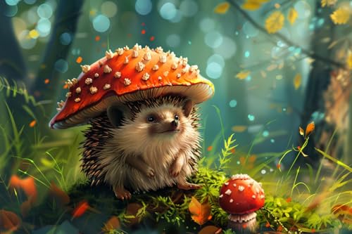 1000 Teile Niedliche Tiere – Abenteuerlicher kleiner Igel – Puzzleteile für Erwachsene, geeignet für Familienaktivitäten und Heimdekoration, herausfordernde Puzzle-Erfahrung 1000 Teile Niedliche Tiere – Abenteuerlicher kleiner Igel – Puzzleteile für Erwachsene, geeignet für Familienaktivitäten und Heimdekoration, herausfordernde Puzzle-Erfahrung von Dsawqezh