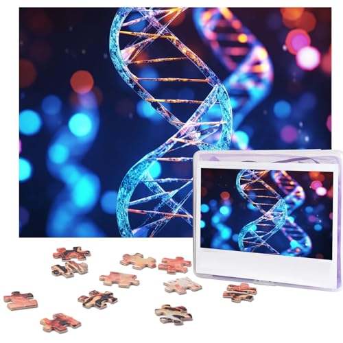 1000 Teile Puzzle für Erwachsene, DNA, genetische Helix-Bilderpuzzle, individuelle Puzzles aus Fotos, Urlaub, einzigartige Geschenke für Wandkunst, Herausforderungspuzzle, Lernspiele, Familienpuzzles 1000 Teile Puzzle für Erwachsene, DNA, genetische Helix-Bilderpuzzle, individuelle Puzzles aus Fotos, Urlaub, einzigartige Geschenke für Wandkunst, Herausforderungspuzzle, Lernspiele, Familienpuzzles von Dsawqezh