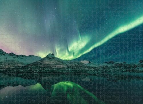 1000 Teile Puzzle für Erwachsene, Lernspiele, Familienpuzzles Nordlichter über den Inseln Nordnorw, DIY-Puzzle, kreativer Spaß, klassisches Puzzle für Erwachsene und Kinder 1000 Teile Puzzle für Erwachsene, Lernspiele, Familienpuzzles Nordlichter über den Inseln Nordnorw, DIY-Puzzle, kreativer Spaß, klassisches Puzzle für Erwachsene und Kinder von Dsawqezh