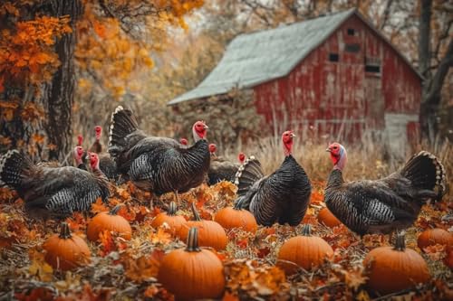 1000 Teile Türkei Bauernhof Kürbis - Erwachsenen-Puzzle für Thanksgiving, Geschenke, Heimdekoration, Lernspiele, Familienpuzzles, einzigartige Geschenke für Wandkunst 1000 Teile Türkei Bauernhof Kürbis - Erwachsenen-Puzzle für Thanksgiving, Geschenke, Heimdekoration, Lernspiele, Familienpuzzles, einzigartige Geschenke für Wandkunst von Dsawqezh
