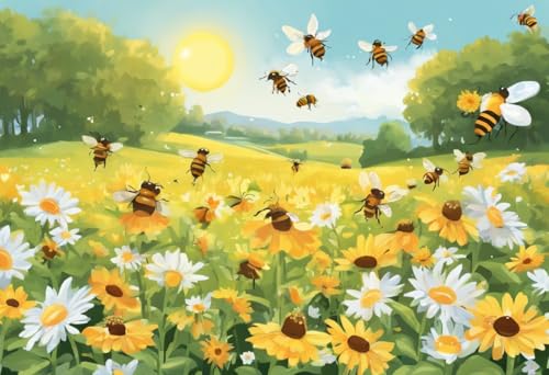 1000 Teile herausforderndes Puzzle für Erwachsene, Familienurlaubspuzzle, You Are My Sunshine Bees, Holz-Puzzle, DIY, Familienunterhaltung, interaktives Spaß-Puzzle, Geschenke, Kunst, Heimdekoration 1000 Teile herausforderndes Puzzle für Erwachsene, Familienurlaubspuzzle, You Are My Sunshine Bees, Holz-Puzzle, DIY, Familienunterhaltung, interaktives Spaß-Puzzle, Geschenke, Kunst, Heimdekoration von Dsawqezh