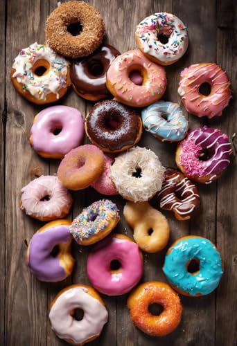 1000 Teile herausforderndes Puzzle für Erwachsene, Familienurlaubspuzzle, entzückende Donuts, Holz-Puzzle, DIY, Familienunterhaltung, interaktives Spaß-Puzzle, Geschenke, Kunst, Heimdekoration 1000 Teile herausforderndes Puzzle für Erwachsene, Familienurlaubspuzzle, entzückende Donuts, Holz-Puzzle, DIY, Familienunterhaltung, interaktives Spaß-Puzzle, Geschenke, Kunst, Heimdekoration von Dsawqezh