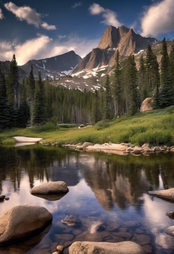 1000 Teile herausforderndes Puzzle für Erwachsene, Rocky Mountain National Park, Holz-Puzzle, DIY, Familienunterhaltung, interaktives Spaß-Puzzle, Geschenke, Kunst, Heimdekoration 1000 Teile herausforderndes Puzzle für Erwachsene, Rocky Mountain National Park, Holz-Puzzle, DIY, Familienunterhaltung, interaktives Spaß-Puzzle, Geschenke, Kunst, Heimdekoration von Dsawqezh