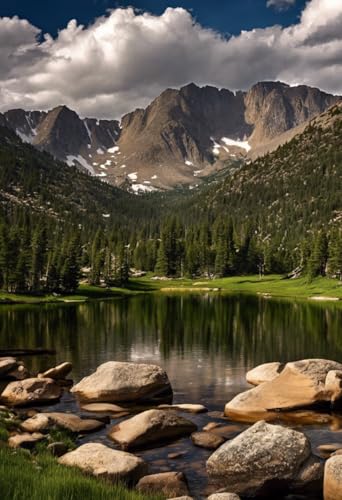 1000 Teile herausforderndes Puzzle für Erwachsene, Rocky Mountain National Park, Holz-Puzzle, DIY, Familienunterhaltung, interaktives Spaß-Puzzle, Geschenke, Kunst, Heimdekoration 1000 Teile herausforderndes Puzzle für Erwachsene, Rocky Mountain National Park, Holz-Puzzle, DIY, Familienunterhaltung, interaktives Spaß-Puzzle, Geschenke, Kunst, Heimdekoration von Dsawqezh