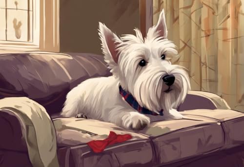 1000 Teile herausforderndes Puzzle für Erwachsene, Scottish Terrier, Westie und Hausschuhe, Holz-Puzzle, DIY, Familienunterhaltung, interaktives Spaß-Puzzle, Geschenke, Kunst, Heimdekoration 1000 Teile herausforderndes Puzzle für Erwachsene, Scottish Terrier, Westie und Hausschuhe, Holz-Puzzle, DIY, Familienunterhaltung, interaktives Spaß-Puzzle, Geschenke, Kunst, Heimdekoration von Dsawqezh