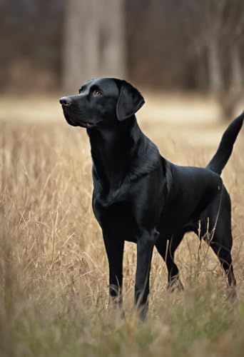 1000 Teile herausforderndes Puzzle für Erwachsene, amerikanischer Hund, schwarzer Labrador, Holzpuzzle zum Selbermachen, Familienunterhaltung, interaktives lustiges Puzzle, Geschenke, Kunst, von Dsawqezh