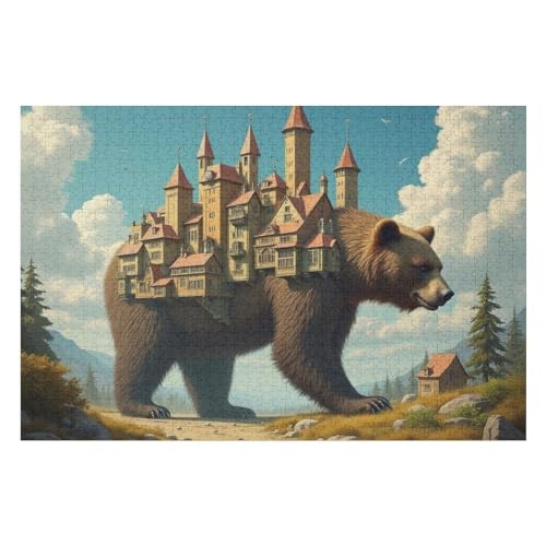 Holzpuzzle – Retro-Design, altes Motorrad und altes Haus, Holzpuzzles für Erwachsene, 1000 Teile, einzigartige Geschenke für Wandkunst, Herausforderungspuzzle, Lernspiele, Familienpuzzles Holzpuzzle – Retro-Design, altes Motorrad und altes Haus, Holzpuzzles für Erwachsene, 1000 Teile, einzigartige Geschenke für Wandkunst, Herausforderungspuzzle, Lernspiele, Familienpuzzles von Dsawqezh