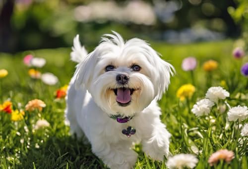 Puzzle für Erwachsene, 1000 Teile, Malteser-Hund im Garten, Urlaub, einzigartige Geschenke für Wandkunst, Herausforderungspuzzle, Lernspiele, Familienpuzzles Puzzle für Erwachsene, 1000 Teile, Malteser-Hund im Garten, Urlaub, einzigartige Geschenke für Wandkunst, Herausforderungspuzzle, Lernspiele, Familienpuzzles von Dsawqezh