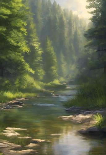 Puzzle für Erwachsene, 1000 Teile, Smoke Creek Landing Puzzles für Jugendliche und Kinder, um ihr Gehirn zu trainieren, Holzpuzzle von Dsawqezh