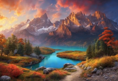 Puzzles für Erwachsene, Landschaftskunst, Holzpuzzles für Erwachsene, 1000 Teile, einzigartige Geschenke für Wandkunst, Herausforderungspuzzle, Lernspiele, Familienpuzzles Puzzles für Erwachsene, Landschaftskunst, Holzpuzzles für Erwachsene, 1000 Teile, einzigartige Geschenke für Wandkunst, Herausforderungspuzzle, Lernspiele, Familienpuzzles von Dsawqezh