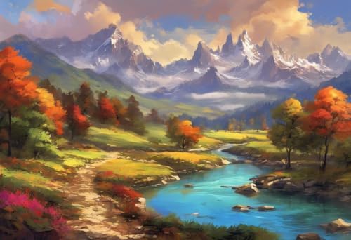 Puzzles für Erwachsene, Landschaftskunst, Holzpuzzles für Erwachsene, 1000 Teile, einzigartige Geschenke für Wandkunst, Herausforderungspuzzle, Lernspiele, Familienpuzzles Puzzles für Erwachsene, Landschaftskunst, Holzpuzzles für Erwachsene, 1000 Teile, einzigartige Geschenke für Wandkunst, Herausforderungspuzzle, Lernspiele, Familienpuzzles von Dsawqezh