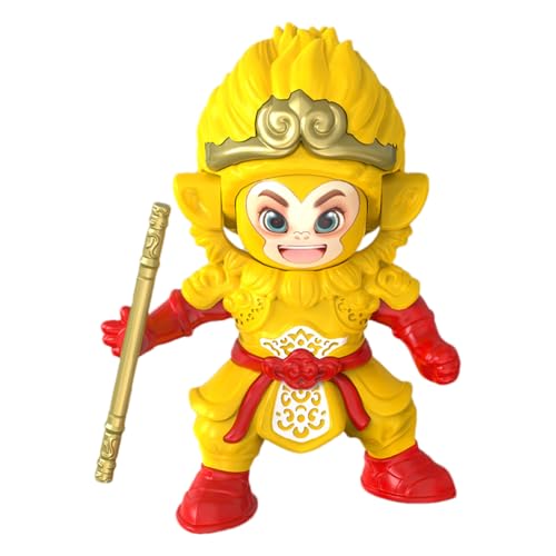 Dtaigou Affenpuppe,Gesichtswechsel Sammlerfigur - Lustiges Affenmodell Deko Für Schreibtisch Und Bücherregal von Dtaigou