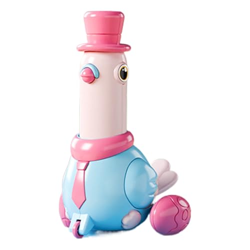 Dtaigou Animal Press and Go Cars, Press and Go Cars - Vogelform Push Back Toy - Keine Batterien, die für Mädchen tragbares Reisewagen mit Komfortables Griff erforderlich sind von Dtaigou