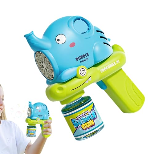 Dtaigou Automatischer Blasenhersteller, elektrische Bubble Machine - Cartoon Elephant Bubble Machine Automatisch,Handheld Electric Outdoor -Spielzeug für Kinder Spaß und Spiel von Dtaigou