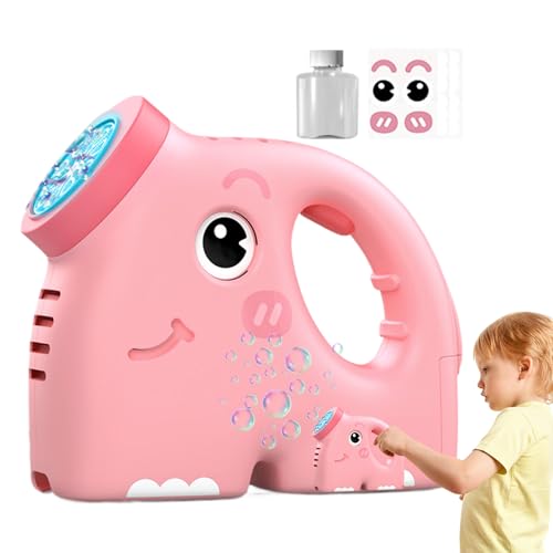 Dtaigou Automatisches Blasengebläse, Bubble Machine für Kinder | Automatische Handheld Cartoon Animal Bubble Maker Machine,Outdoor -Spielzeug mit Blasenlösung, batteriebetrieben, tragbar für, von Dtaigou
