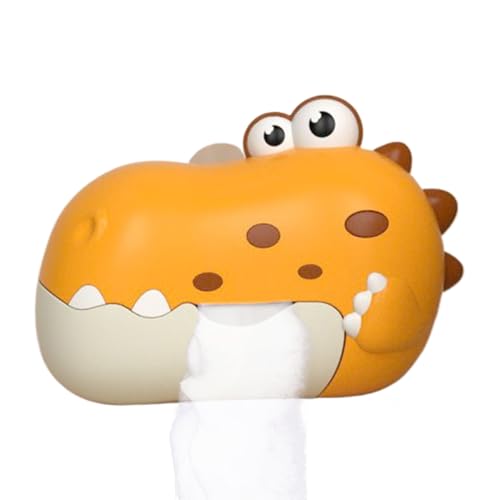 Dtaigou Badewanne Bubble Machine, Badblasenhersteller | Elektrische Musik Dinosaurierform Bubble Machine mit Saugnapfbecher | Kinder baden Begleiter für Alter 3+ Automatisches Baby Badewannenspielzeug von Dtaigou