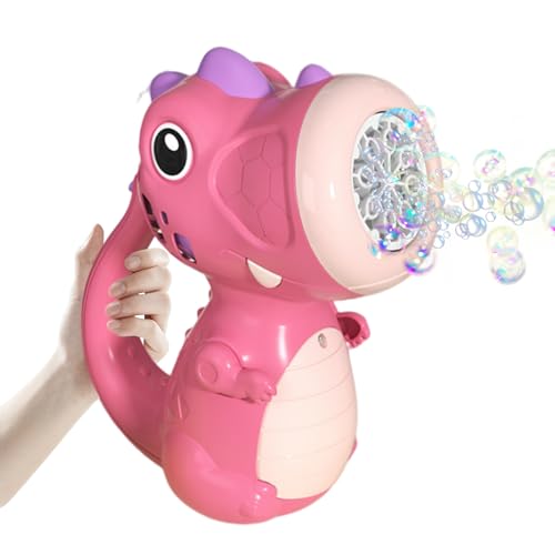 Dtaigou Blasenmaschine - Automatischer Seifenblasen Bläser,Elektrisches Automatisches Spielzeug Mit Licht & Musik Für Kindergeburtstag Pool Party Hochzeit von Dtaigou