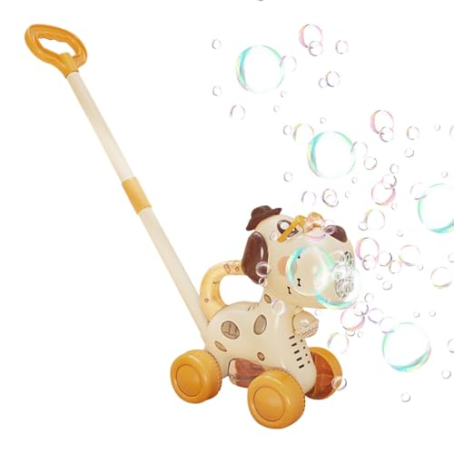 Dtaigou Bubble Machine für Kinder, Bubble Blower - Hundeförmiger Blasenhersteller für Kinder mit Licht | Automatisches -Outdoor -Spielzeug für Garten, Park, Garten, von Dtaigou