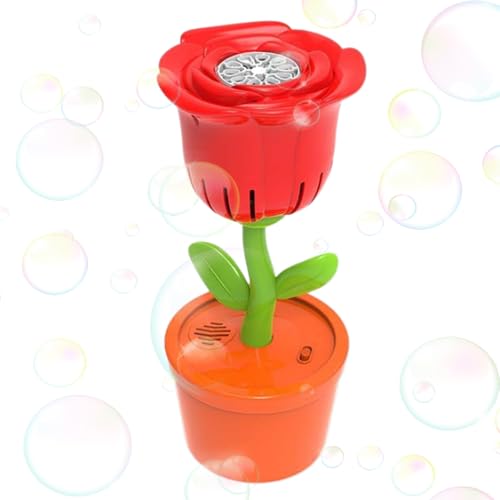 Dtaigou Bubble Machine für Kinder, Bubble Machine Batterie betrieben,Rosenblumenblasenhersteller Batterie mit farblich ändernden LED -Leuchten | Leckofes süße Outdoor -Spielzeug elektrisch für Dtaigou Bubble Machine für Kinder, Bubble Machine Batterie betrieben,Rosenblumenblasenhersteller Batterie mit farblich ändernden LED -Leuchten | Leckofes süße Outdoor -Spielzeug elektrisch für von Dtaigou