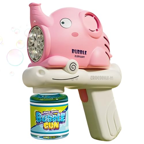 Dtaigou Elektrische Blasenmaschine, Bubble Blower Machine, Cartoon Elephant Bubble Machine Automatisch, Handheld Electric Outdoor -Spielzeug für Kinder Spaß und Spiel Dtaigou Elektrische Blasenmaschine, Bubble Blower Machine, Cartoon Elephant Bubble Machine Automatisch, Handheld Electric Outdoor -Spielzeug für Kinder Spaß und Spiel von Dtaigou
