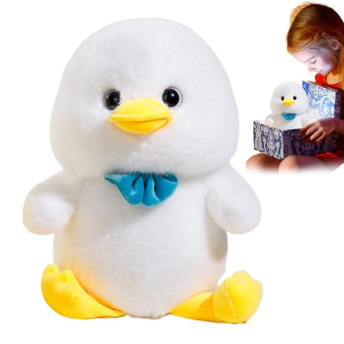 Dtaigou Entengestopftier, Ente stickig, 11,81 Zoll Entenplüsch mit Fliege, Waschbares Tierheimdekor, Spielzeugwurfkissen, kuscheliges Hugger -Spielzeug für Kinderzimmerschlafzimmer Dtaigou Entengestopftier, Ente stickig, 11,81 Zoll Entenplüsch mit Fliege, Waschbares Tierheimdekor, Spielzeugwurfkissen, kuscheliges Hugger -Spielzeug für Kinderzimmerschlafzimmer von Dtaigou