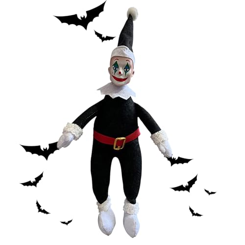 Dtaigou Gefülltes Halloween Spielzeug,Kürbis Clown Puppe Zum Schlafengehen - Sanftes Plüschkuscheltier Deko Für Mädchen Fest Geburtstag Halloween Feier von Dtaigou