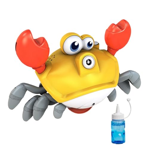 Dtaigou Kinder Seifenblasenmaschine,Tanzende Krabbe Seifenblasen-Spielzeug | Intelligente Seifenblasenmaschine Mit Licht Und Musik Für Partys & Kinderfest von Dtaigou