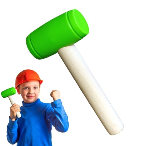 Dtaigou Kinderhammerspielzeug, Holzhammerspielzeug,Pädagogischer Simulationshammer aus | Kleines Hammerspielzeug, tragbarer Rollenhammer zur Verbesserung der Hand-Auge-Koordination von Dtaigou