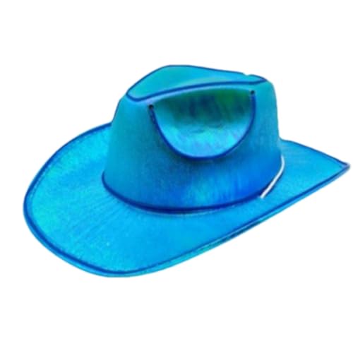 Dtaigou Leuchtende Neon-Glitzer-Hüte, leuchtende Cowboy-Mütze, LED-Cowboy-Hut, Cowgirl-Hut, leuchtende Hüte, für Männer und Frauen, Kostüm-Mütze Dtaigou Leuchtende Neon-Glitzer-Hüte, leuchtende Cowboy-Mütze, LED-Cowboy-Hut, Cowgirl-Hut, leuchtende Hüte, für Männer und Frauen, Kostüm-Mütze von Dtaigou
