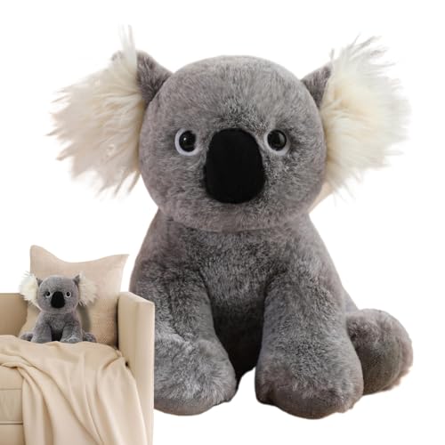 Dtaigou Plüsch Koala | Sanftes Emotionaler Trost Kuscheltier,Realistisches Weiches Plüschtier Für Zuhause Unterwegs Reisen Kinder von Dtaigou
