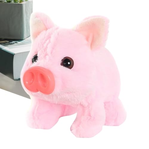Dtaigou Realistische Tier Stofftiere,Interaktives Kuscheltier Mit Hautfreundlichem & Langlebigem Roboter-Design - Intelligente Sprachsteuerung Für Babys, Kleinkinder, Und Mädchen von Dtaigou