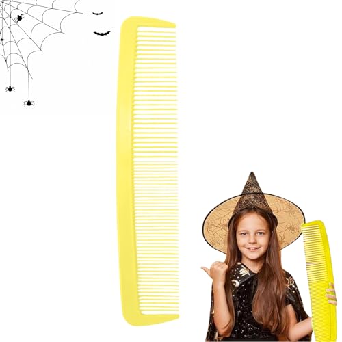 Dtaigou Riesiger Haarkamm-Streich, großer Kostümkamm-Streich,Riesenkamm Kostümkamm Streich | Gag Toys Kämme mit Breiten Zähnen, lustige Haarbürste für Halloween-Streiche, Foto-Requisiten, großer Kamm von Dtaigou