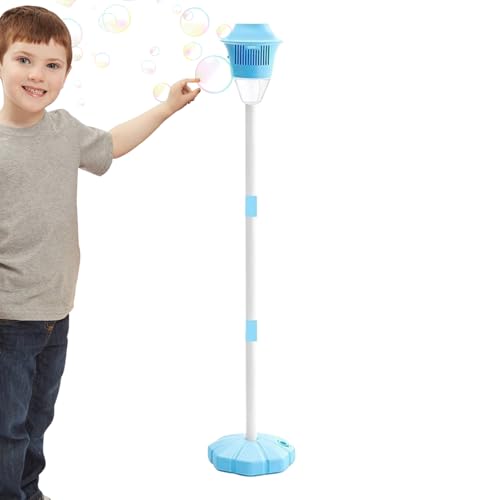 Dtaigou Stehende Bubble Machine, Bubble Machine Lantern, Gartenblasenbrenner mit Licht und Musik, Landschaftsdekoration wiederaufladbar drahtlos einstellbar für das Sammeln, Picknick von Dtaigou