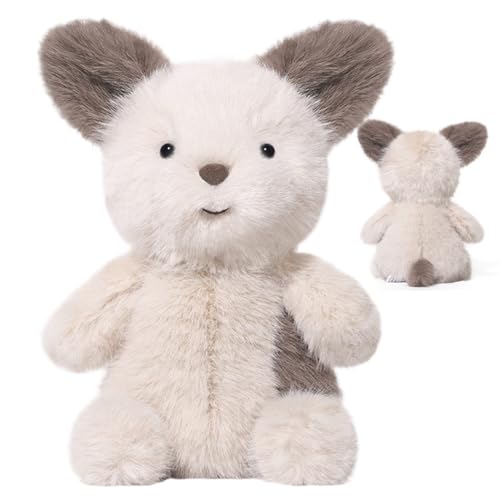 Dtaigou Stofftier Hund Spielzeug | Weicher Süßer Hund Zum Kuscheln | Tierpuppen Spielzeug Für Babys, Kleinkinder, Jugendliche Und Erwachsene – Geburtstagsgeschenk, Schlafbegleiter, von Dtaigou