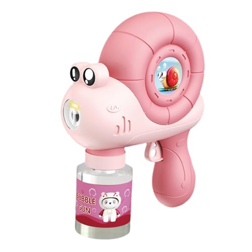 Dtaigou Tragbare Bubble Machine, automatische Bubble Machine - Cartoon Snail Automatic Bubble Blower Maker mit Leichter Musik,Neuheit Toys & Amusements für Hochzeitsfeier im Freien von Dtaigou