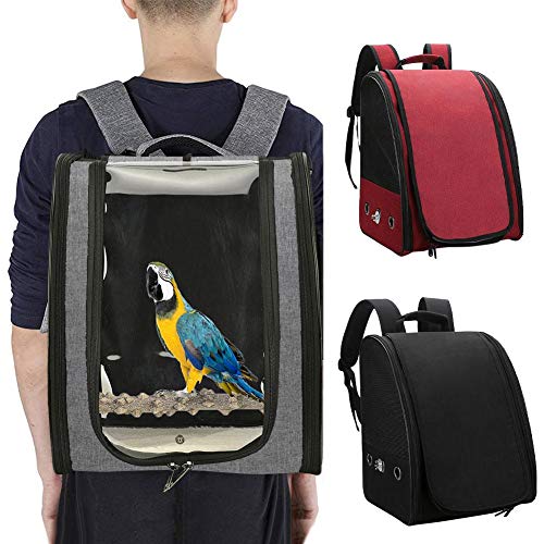 wangza Vogel Transporttasche Papagei Rucksack wasserdichte Leinwand Bird Carrier Backpack Tragbar Vogelträger mit Schiebefach Sitzstange Vogelkäfig Rucksack wangza Vogel Transporttasche Papagei Rucksack wasserdichte Leinwand Bird Carrier Backpack Tragbar Vogelträger mit Schiebefach Sitzstange Vogelkäfig Rucksack von Dttra