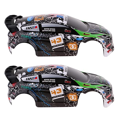 Dualoai 2 Stücke Rc Karosserie Karosserie Ersatz für Wltoys K989 1/28 Autoteil Dualoai 2 Stücke Rc Karosserie Karosserie Ersatz für Wltoys K989 1/28 Autoteil von Dualoai