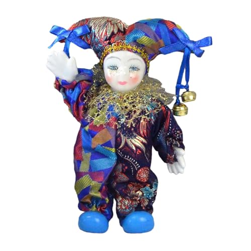 Dualoai Clown Puppe, Lustige Halloween Verzierung für Kunsthandwerk, Mitbringsel, Festival von Dualoai