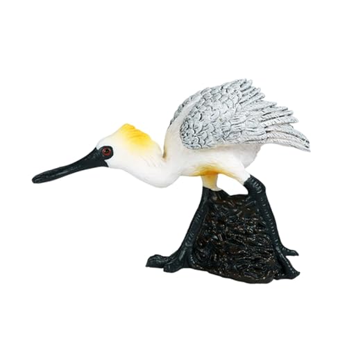 Dualoai Mini Löffelmodell mit Schwarzem Gesicht, Vogelfigur für Bildungsspiel, Tierspielzeug für Kleine Kinder Dualoai Mini Löffelmodell mit Schwarzem Gesicht, Vogelfigur für Bildungsspiel, Tierspielzeug für Kleine Kinder von Dualoai