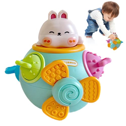 Dubbulon Aktivitätswürfel für Kinder, Fleißiger Ball für Kinder - Aktivitäts-Lernwürfelball mit Kaninchen-Design,Aktivitätszentrum, pädagogische Lernaktivität für und Mädchen Dubbulon Aktivitätswürfel für Kinder, Fleißiger Ball für Kinder - Aktivitäts-Lernwürfelball mit Kaninchen-Design,Aktivitätszentrum, pädagogische Lernaktivität für und Mädchen von Dubbulon