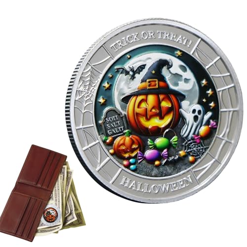 Dubbulon Seltene Münze Für Sammler - Halloween Süßes Oder Saures Füllung | Partyartikel Erinnerungsstück Festtagsdekoration Sammlerstück für Zuhause Erwachsene Kinder Urlaub Ausstellung Dubbulon Seltene Münze Für Sammler - Halloween Süßes Oder Saures Füllung | Partyartikel Erinnerungsstück Festtagsdekoration Sammlerstück für Zuhause Erwachsene Kinder Urlaub Ausstellung von Dubbulon